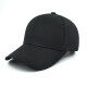 DoDower men's hat men's trendy summer peaked hat sun baseball cap women's sun protection sun hat pure black baseball cap adjustable