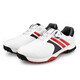 PGM golf shoes men's waterproof shoes wide version super soft shoes new product XZ118-white black red 42