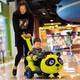 
Yisheng Beimei (usbon) baby-sliding artifact children's electric car four-wheeled car baby shaking car boy and girl remote control toy car can be used as a child stroller Supreme version [Black and White Man] upgraded version + soft wheel