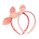 LEMIAO Children's Hairband Girls Strawberry Bear Hairpin Summer Hair Bundle Little Girl Cartoon Bow Headband Hair Accessory Female A716-2 Melody 3 pcs B01-303