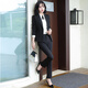 Troman business attire women's suit college student interview formal suit women's suit black work clothes iron-free blazer