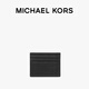 Michael Kors Mk Varick Leather Kurzmännchenkarten Gepäckklamme schwarz 001 ns