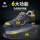 Gubant 6624n Chaussures de protection du travail Chaussures pour hommes Anti-Smash et anti-Puncture Hiver SAFE BRIPHAPE ACIER CHOSE CONSTRUCTION CHOIS DE CONSTRUCTION ANCIENCES DE PROTECTEUR SOLIDE PU SOLE 42