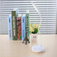 Jingruihe rechargeable desk lamp usb plug-in folding touch dimming bedside charging led desk lamp night light student learning children's desk reading direct plug-in electric desk lamp rechargeable + three-speed dimming