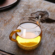 Hanli glass fair cup thickened heat-resistant tea divider tea sea Kungfu tea set accessories high borosilicate male cup medium and large tea ceremony wooden handle high transparency anti-scalding high-end glass fair cup (390ml)