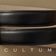 CULTUM 2.5cm cowhide casual versatile retro high-end belt men's business genuine leather pin buckle belt 01 coffee color 115cm