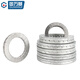 Guwanji 304 stainless steel double stack self-locking anti-loosening washer DIN25201 bite-type wedge-shaped toothed anti-slip locking washer M8 (5 pieces) 304 material