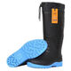 Shengjing Kenli winter plus velvet rain boots for men's long tube thickened integrated warm rain boots waterproof and non-slip plus cotton water shoes for men 838 lock velvet black/high 40 shots larger size 42