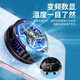 Ruisipai Frozen Back Clip Mobile Phone Radiator Semiconductor Cooling and Cooling Chicken Eat Artifact King Glory Genshin Impact Peace Elite Physical Cooling Artifact Live Fan Black Shark Apple [Magnetic Back Clip Dual-Use Radiator] + Controllable Light + Digital Display Temperature All mobile phones are universal