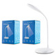 Jingruihe rechargeable desk lamp usb plug-in folding touch dimming bedside charging led desk lamp night light student learning children's desk reading direct plug-in electric desk lamp rechargeable + three-speed dimming