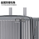 DULA high-looking multifunctional suitcase with cup holder for men and women trolley suitcase password box starry sky gray 24 inches