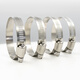 Hasdick Beijing Warehouse Distribution 304 stainless steel American hose hoop clamp pipe hoop live hoop HK-513 14-27 (10 pieces)