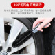 CarSetCity upgraded wheel washing brush tire cleaning brush car washing tool brush car brush car supplies gray black