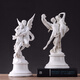 Wantang Greek mythology ornaments angel dancer characters creative ornaments wine cabinet study room American and European decorative sculpture crafts beige A type
