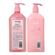 SIYU (SYOSS) Taoqin Yingrun Cabello de cuidado del cabello (lavado 680 ml + 680ml) fragancia blanca de durazno champú sin silicona sin silicona