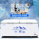 白雪雅竹冰柜商用大容量全冷冻大型冰柜家用冷藏冷冻两用卧式冷柜展示柜 688双温(冷藏+冷冻)1435x690x850