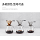Hero Coffee Filter Hand-pour Pot Filter Cup Double-layer Stainless Steel Filter Drip Coffee Pot Filter Free Coffee Filter Paper Hand-pour Coffee Pot Set Rose Gold 1-2 Cups - Base Model