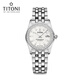 Titoni Swiss Watch Universe Series Mechanical Steel Belt Imported Watch for Women 729-S-DB-695 Gift