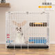 Jiayi Cat Cage Household Room Cat Cage Double Folding No Installation Cat Cage Villa with Toilet Extra Large Space Plus Naked Cage (Pallet) Single Layer 50*33*38 Black