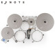 Efnote5 Tambor electrónico, batería eléctrica, cara de tambor de malla para el rendimiento de conciertos al aire libre, rendimiento de la etapa profesional del hogar, tambor eléctrico Efnote5 Avanzado Set + Bold Bag