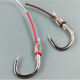 Kuinai upgraded version of running lead platform fishing knotless herring, grass carp, carp, large sub-line double hook finished line No. 12 hook No. 8 sub-line running lead (2 sets) knotless