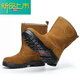 Tracy McGrady Legend's newly launched labor protection shoes for oil field workers, old insurance shoes, labor protection boots, welders' warm steel toe caps, spring and summer brown boots for all seasons 35