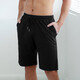Langsha pajama pants men's pure cotton shorts summer thin loose home pajamas five points large pants large size casual pants