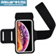 Mi Lan mobile phone strap arm running arm bag men and women outdoor sports arm sleeve fitness equipment universal mobile phone classic black large size universal