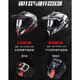 LS2 Fibre de carbone Fibre tout-terrain Casque à traction Casqueur Motorcycle de moto masculine HELMET FOURSONS FOURSONS DOUBLE BOUBRE BOUBRE MX701 FIBRE DE CARBONE 6K-LAN OUVERT EN SILLE SICE SILLE COUVERTURE DE SILK XXL (60-61 cm) suggérée)