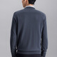 Announcement bird round neck pure wool sweater casual men pullover long sleeve base knitted sweater EBY233011U gray 50
