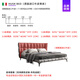 Earl Mansion Pure Hand-Board-Pull-Back-Matratze Simmons Independent Bag Spring Matratze Wollschachtelhaar Fünf-Sterne-Hotel Matratze importiert Napa Leder Einzelbett 1350 mm*2000mm