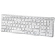 Rapoo E9350G Wireless Bluetooth Keyboard Office Keyboard Ultra-Thin Portable Keyboard Charging Keyboard 99 Keys Computer Keyboard Tablet iPad Keyboard White