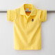 Camiseta para niños Camisa de solapa de verano de manga corta Polo de solapa de verano Ropa infantil 2024 Nuevo estilo de collar gris de middulle-manga de tamaño para niños de tamaño mediano (684) 130