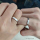 Lotus Pt950 ring, platinum pair of rings, couple style, handmade hammer pattern, fashionable and popular, platinum hammer pattern labor fee + deposit