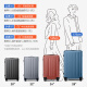 90 points suitcase Covestro PC case men's and women's trolley case scratch-resistant Danube 20-inch boarding case starry sky gray