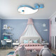 Yongzhi flagship children's room lamp girls boys eye protection children's room LED bedroom lamp creative ceiling lamp balcony room KT cat pink 39CM three-color light LED eye protection style