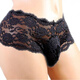 
Men's sexy underwear for men wearing men's sexy transparent lace underwear thong seducing male servant gay red M