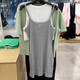 Nike (NIKE) suspender skirt women's skirt summer sports dress breathable pure and slim skirt DM6231-010 DM6231-063 gray M