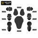 SULAITE motorcycle summer riding suit anti-fall imitation racing motorcycle suit riding suit off-road racing men and women four seasons riding equipment [Black suit] Summer/breathable/CE protective gear M