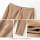 
Niannujiao 2023 summer style shopping mall same style trousers for women nine-point straight pants cigarette pants for women thin and breathable camel-67.9% nylon blend CNT3881 XL[130-145Jin[Jin equals 0.5 kg]]