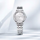 CITIZEN watch women's Japanese and Korean watch light kinetic energy white dial steel belt fashionable Christmas gift EM0500-73A