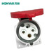 HONYAR WASGERFORTE INDUSTRIAL-STECKER 4 Kern vier Löcher 16A32A63A Aviation Stecker Buchse IP44 Ausrüstung Netzteil / männliches und weibliches Kopf-Plug-In Offene und verdeckte / hohe Leistung 16A4 Loch versteckte gerade Körpersitz Hy1390