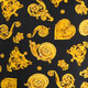 VERSACE JEANS COUTURE Men's Print Short Sleeve T-Shirt B3GVB724 Black S