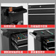 GREENER Tool Cart Mobile Trolley Multifunctional Storage Cabinet Repair Single Mobile Tool Box Iron Tattoo Workbench DA-32B Green Black Double Brake Silencer + Anti-Slip Pad