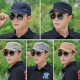 Woodpecker Hat Summer Men's Sun Shade Flat Top Hat Sun Protection Dad Casual Trend Versatile Sun Hat Peaked Hat Navy Blue Size Adjustable (52-64cm)