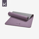 Keeptpe Yoga Matte Fitness Mat Männer und Frauen 183*61 cm Sportmatten Tanzmatten-Trainingsmatte Anti-Schlupf-Schalldämmung Stoßdämpfung Absorption