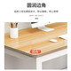 Orenford computer desk desktop small apartment bedroom small table home desk simple office study table long table wood grain white frame single table 120*60*74