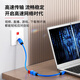 
AMPCOM Network Module Class 6, gigabit non-shielding CAT6 network cable panel socket, RJ45 crystal head gold-plated UTP computer network port information mother seat AMC680(WT)