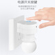 e27智能无线遥控灯头灯座转换器直插式插座带插头开关螺口墙壁灯可变光灯控灯泡灯具卧室床头小夜灯可调光 遥控灯座套装+1W暖光灯泡+关注加购送电池 E27螺口