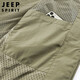 JEEP SPIRIT jeep vest men's outerwear men's high-end spring and autumn casual vest tops vest men's clothing dark blue L